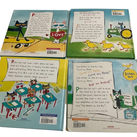 Pete the cat books (4- packs ) - Picture 6 of 6